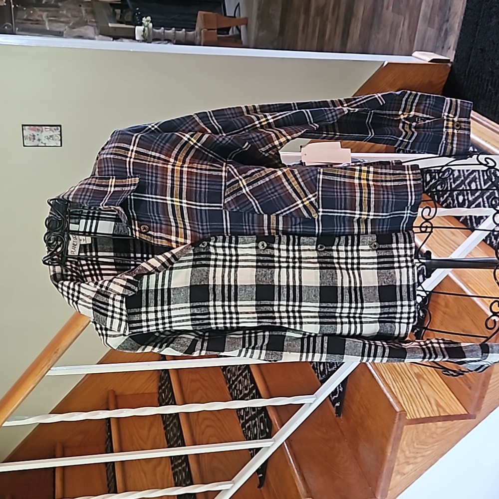 👚PLANET GOLD FLANNEL SHIRT 👚